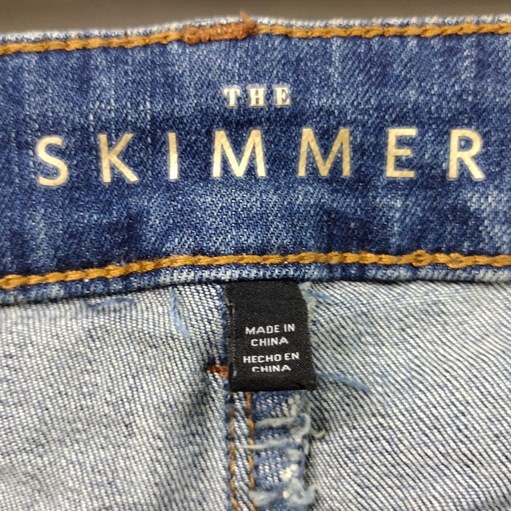 White House Black Market The Skimmer Jeans Womens 10 Blue Western Rodeo Retro - Picture 10 of 10